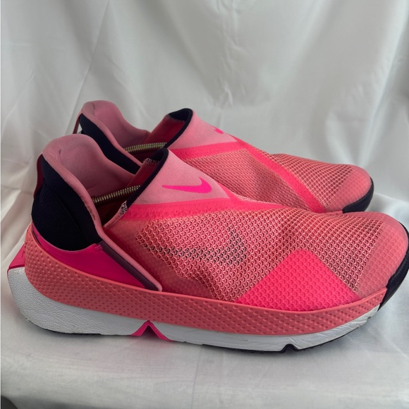 Nike Go Flyease Mens Hyper Pink Gaze Black Shoes DZ4860 Mens Size 10 - Picture 2 of 8